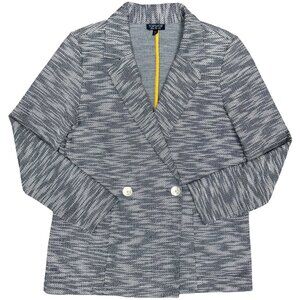 Women's TOPSHOP Tweed Double-Breasted Unlined Blazer | Size‎ 8